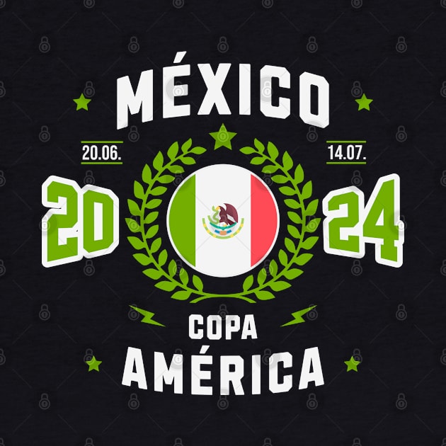Viva México Fútbol Tee: Celebrate Copa America 2024 by Kicosh
